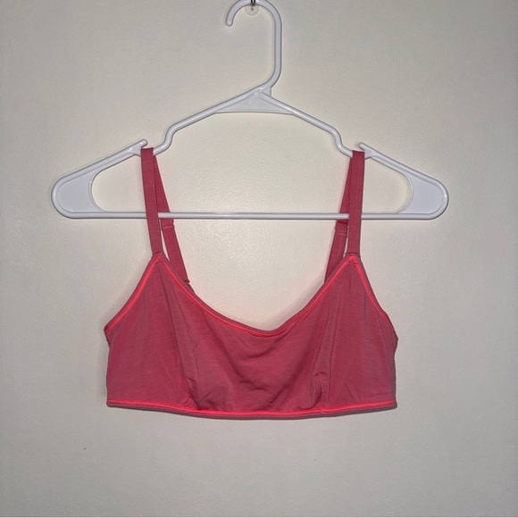 Parade Pink Scoop Bralette Bra Small - Picture 1 of 4
